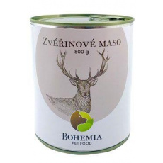 BOHEMIA MASO Zvěřinové ve vlastní šťávě 800g