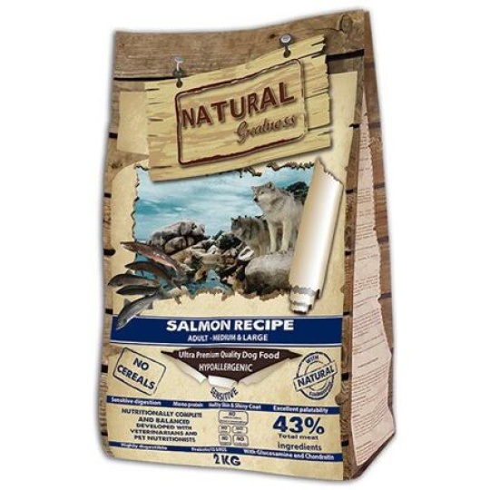 Natural Greatness Salmon Recipe Medium,Large /losos/ 2 kg