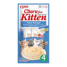 Pamlsok Inaba Churu Kitten cat Tuniak 4 tuby 56 g