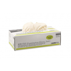 Rukavice nest.vyš.KRUTEX Latex vel.M/100ks púder