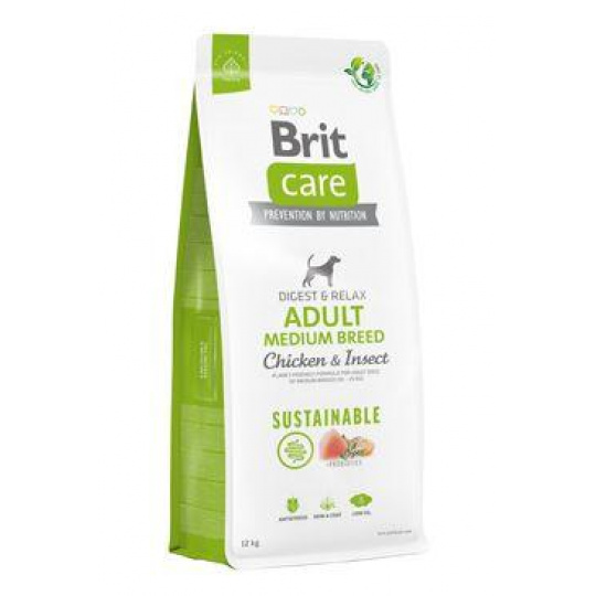 Brit Care Dog Sustainable Adult Medium Breed 12kg Brit Care Dog Sustainable Adult Medium Breed 12kg