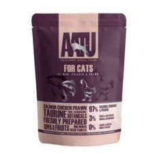 AATU Cat Salmon,Chicken&Prawn kapsička 85g