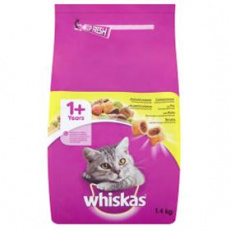 Mars WHISKAS Adult cat s kuracím mäsom 1,4 kg Mars WHISKAS Adult cat s kuracím mäsom 1,4 kg