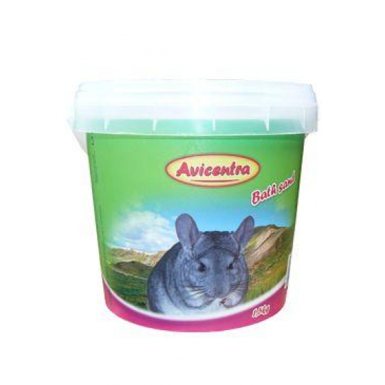 Avicentra piesok  pre činčily - 1,5kg kýblik