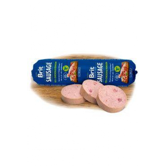 Saláma BRIT dog Chicken & Venison 800 g