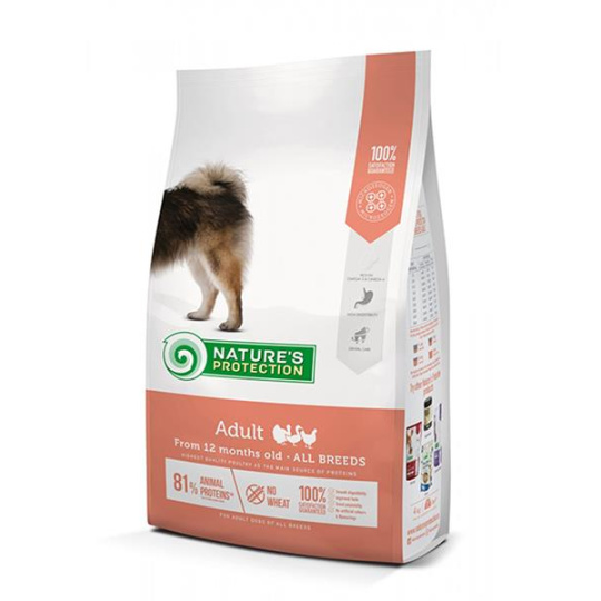 Natures P dog adult all breed hydina 12 kg