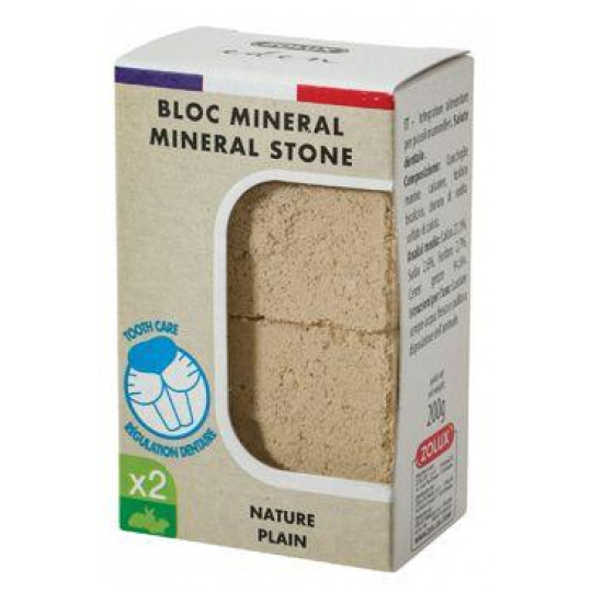 Minerálny kameň EDEN hlodavce prírodný 2x100g Zolux