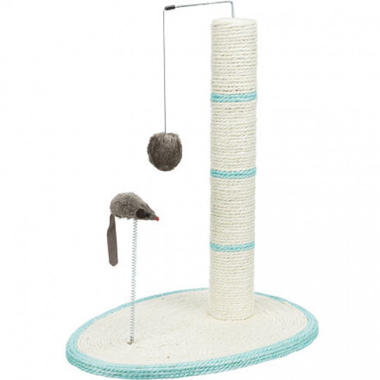 Škrabadlo valec 50cm+loptička, myš+pružina na podeste 40x30cm
