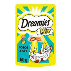 Dreamies maškrta pre mačky s lososom a syrom 60g