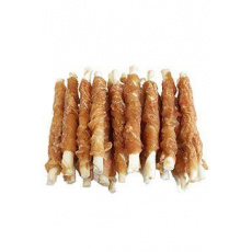 Pochúťka Tyčinka z byvolej kože s kuracím mäsom 250g Pochúťka Tyčinka z byvolej kože s kuracím mäsom 250g