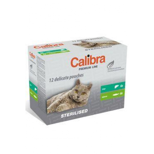 Calibra Cat kapsa Premium Steril. multipack 12x100g Calibra Cat kapsa Premium Steril. multipack 12x100g