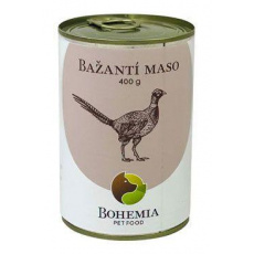 BOHEMIA MASO Bažant vo vlastnej šťave 400g BOHEMIA MASO Bažant vo vlastnej šťave 400g