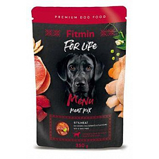 Fitmin FL dog kapsička Menu Meat mix 350g