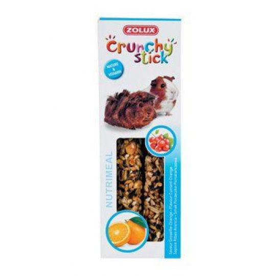 Pochoutka CRUNCHY STICK rybíz/pomeranč pro morče Zolux