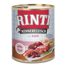 Rinti Dog Kennerfleisch konzerva teľacie 800g