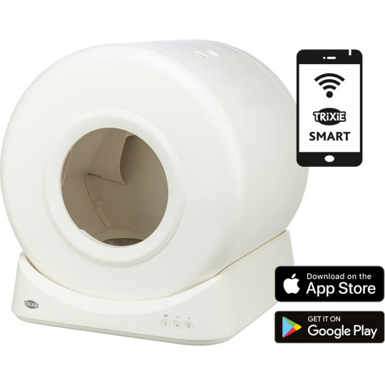 Samočistiaca SMART toaleta pre mačky, 51 x 56 x 54 cm, biela Samočistiaca SMART toaleta pre mačky, 51 x 56 x 54 cm, biela