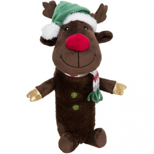 Xmas REINDEER, plyšový sob s PET fľašou vo vnútri, 45 cm