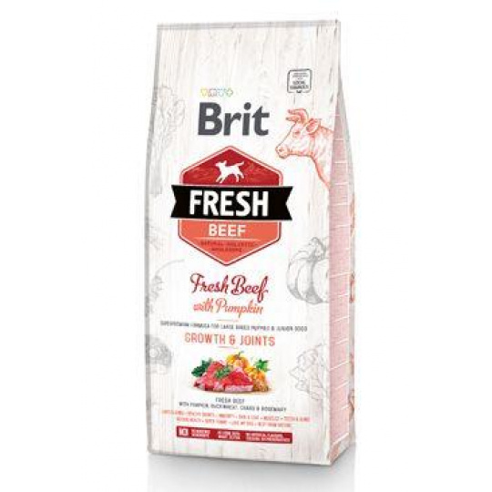 Brit Fresh Dog Beef & Pumpkin Puppy Large 2,5 kg Brit Fresh Dog Beef & Pumpkin Puppy Large 2,5 kg