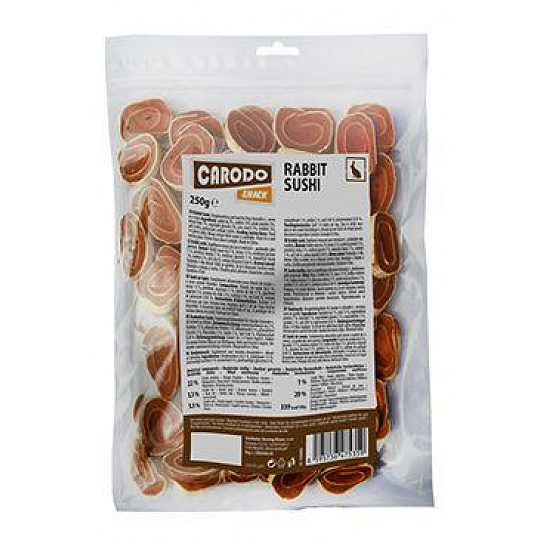 CARODO Dog poch. Králičí sushi 250g CARODO Dog poch. Králičí sushi 250g