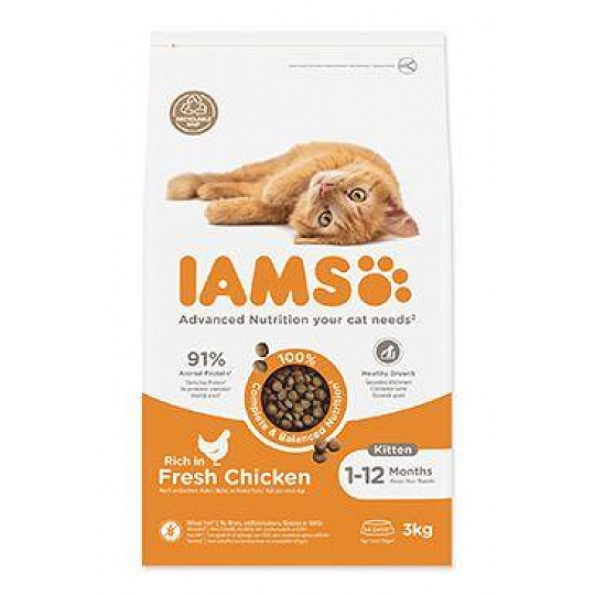 Iams Cat Kitten Chicken 3kg Iams Cat Kitten Chicken 3kg