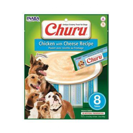 Churu Dog Chicken with Cheese 8x20g Churu Dog Chicken with Cheese 8x20g