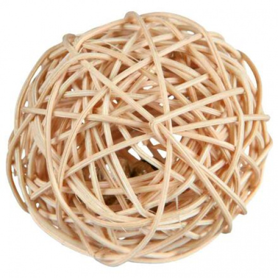 Prútená loptička s rolničkou 4cm TRIXIE Prútená loptička s rolničkou 4cm TRIXIE