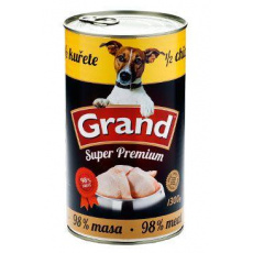 GRAND Dog konz. SuperPremium 1/2 kura 1300g