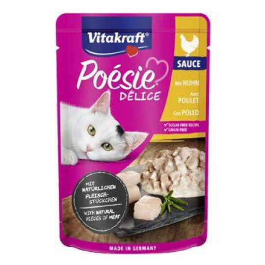 Vitakraft Cat Poésie Déli Sauce kapsa kuřecí 85g