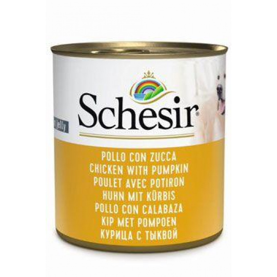 Schesir Dog konz. Adult kura/tekvica 285g Schesir Dog konz. Adult kura/tekvica 285g