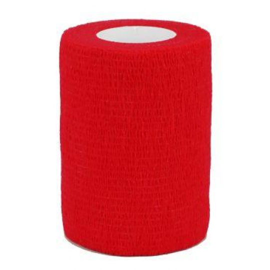 Elastická bandáž. CVET 7,5cmx4,5m červené 1ks