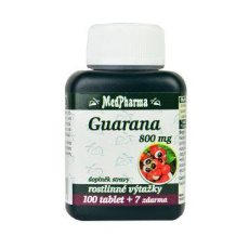 Guarana 800mg 100+7tbl zdarma MedPharma Guarana 800mg 100+7tbl zdarma MedPharma