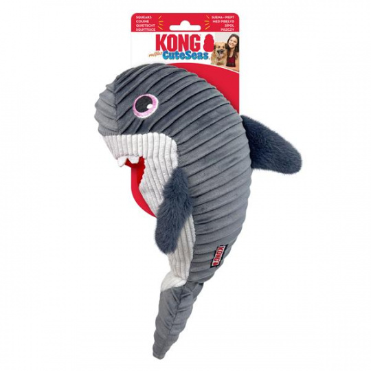 Hračka Kong Dog Cuteseas® Rufflez Shark žralok s pískatkom M/L polyester Hračka Kong Dog Cuteseas® Rufflez Shark žralok s pískatkom M/L polyester