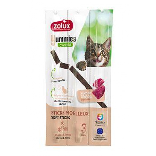 Pochoutka kočka YUMMIES jehněčí s rýží 3ks Zolux Pochoutka kočka YUMMIES jehněčí s rýží 3ks Zolux