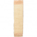 Škrabadlo nástenné s plyšovým zakončením, 15 x 62 cm, sisal/plyš, béžová