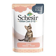 Schesir Cat kapsa Kitten Care Kuře želé 150g Schesir Cat kapsa Kitten Care Kuře želé 150g