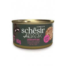 Schesir Cat konz. After Dark Wholefood kuracie/šunka 80g