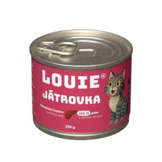 Louie Cat konz. Pečeňová paštéta s prebiotikami 200g Louie Cat konz. Pečeňová paštéta s prebiotikami 200g