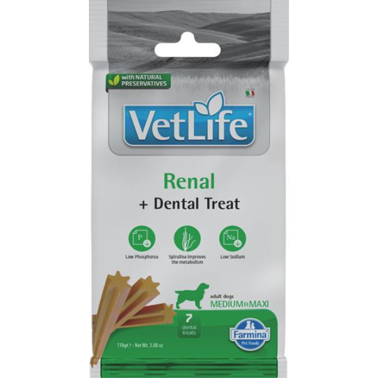 Pamlsok Farmina Vet Life Dog Renal Adult medium & maxi 110g