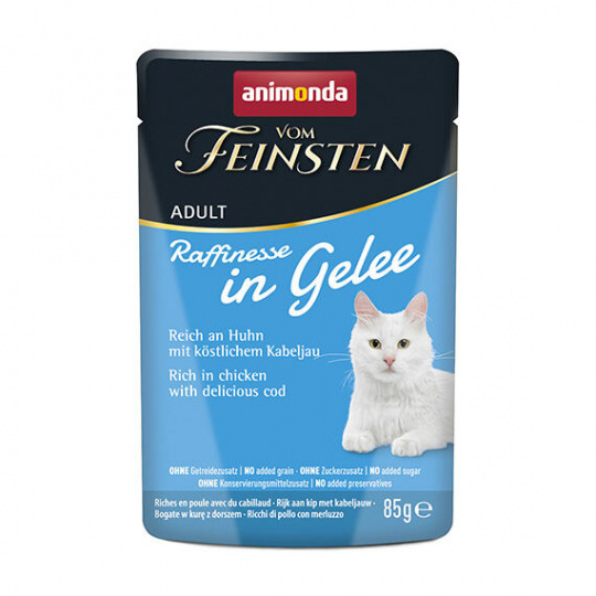 ANIMONDA VF Raffinesse in Jelly - kuře a treska , 85 g ANIMONDA VF Raffinesse in Jelly - kuře a treska , 85 g