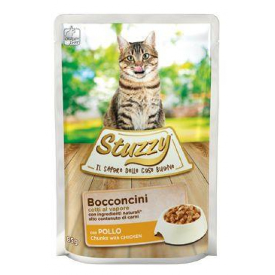 Stuzzy Cat kapsička Adult kúsky kuracieho 85g