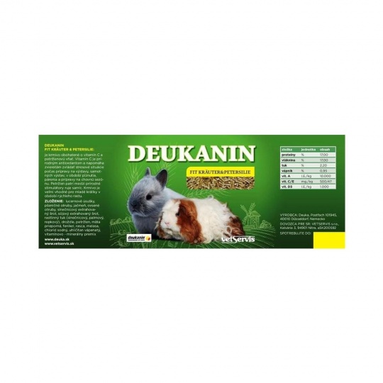 Deukanin Kräuter Fit & Petersilie 3 kg vedro