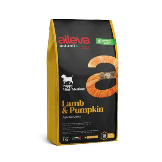 Alleva NATURAL dog puppy all breeds lamb & pumpkin 2 kg