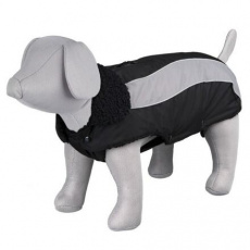 Zimný oblečok MARNE čierny, s priechodom na vodítko Zimný oblečok MARNE čierny, s priechodom na vodítko