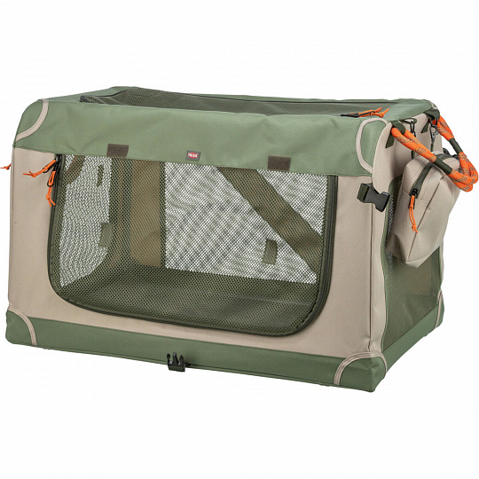 Tranportní přepravka COMFY, M: 51.9 x 49.4 x 85.7 cm, olivová/béžová