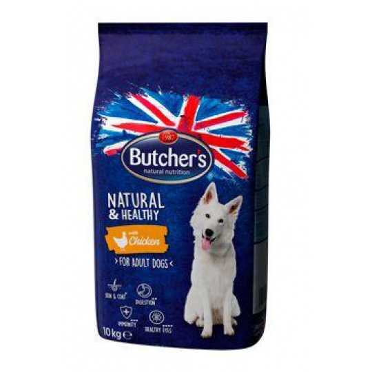 Butcher's Dog Natural&Healthy Dry s kuracím mäsom 10kg