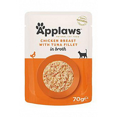 Applaws Cat kapsička Adult Broth kuracie prsia s tuniakom 70g Applaws Cat kapsička Adult Broth kuracie prsia s tuniakom 70g