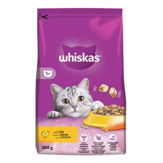 Whiskas Dry s kuracím mäsom 300g