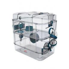 Klietka škrečok Rody 3 DUO modrá 41x27x40,5cm Zolux