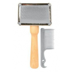 Kartáč dřevěný s drátky finišák kočka 13/6cm TR Kartáč dřevěný s drátky finišák kočka 13/6cm TR