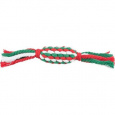 Xmas CANDY - vianočný uzlovaný cukrík, 24 cm, bavlnené lano